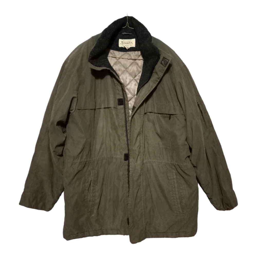 Men’s Jacket Mid Length Size Large olive color in Excellent Used Conditi… - Picture 12 of 13